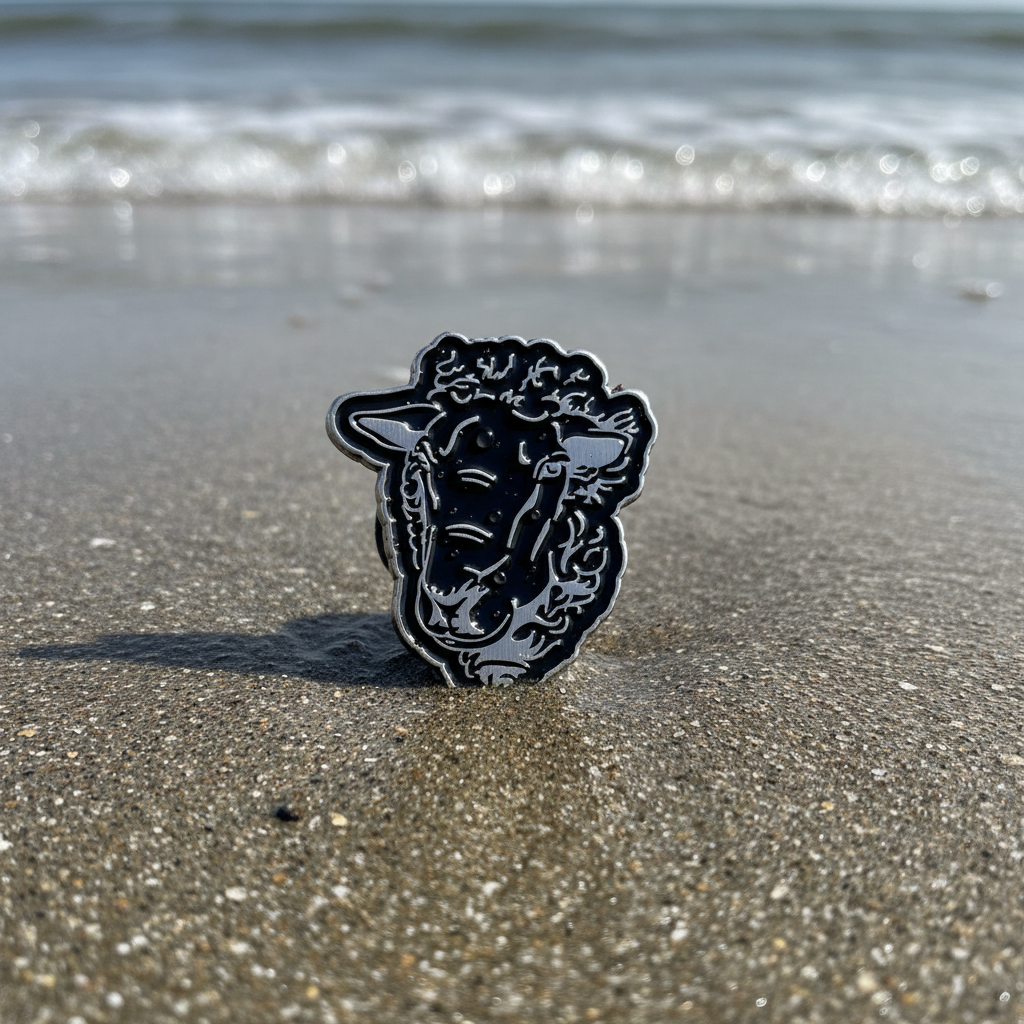 Pin Schapenkop aangespoeld